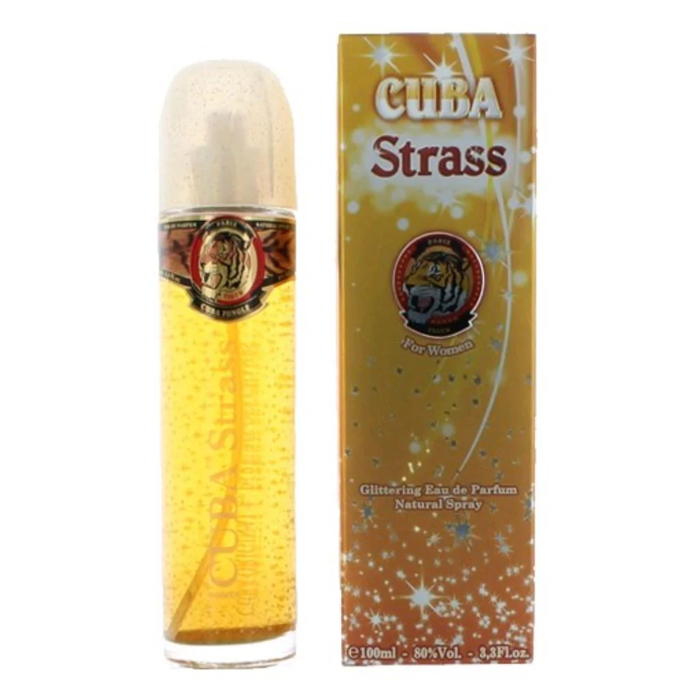 2pcs Cuba Jungle Tiger by Cuba, 3.4 oz Glittering Eau De Parfum Spray for Women.