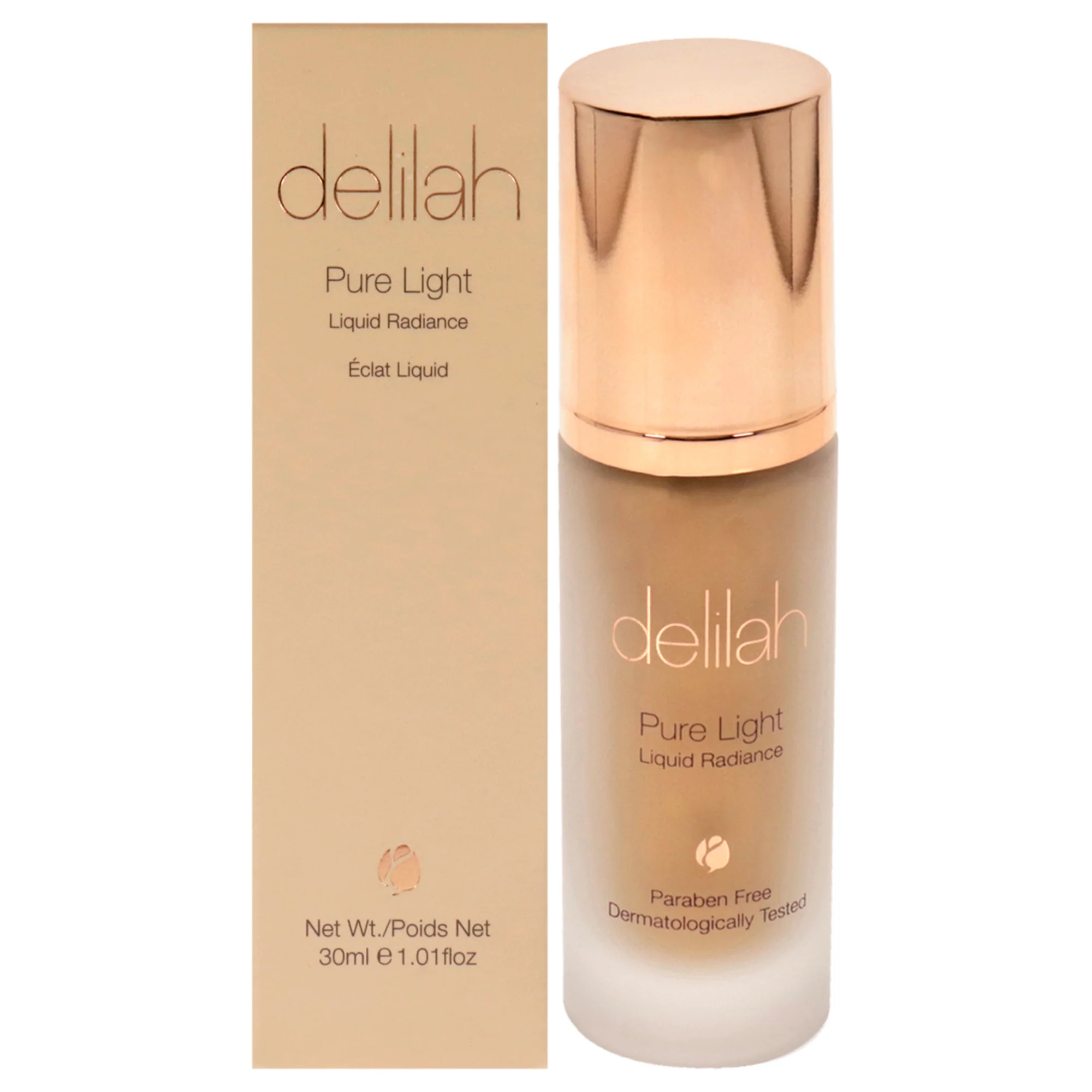 Pure Light Liquid Radiance - Halo by Delilah for Women - 1.01 oz Foundation