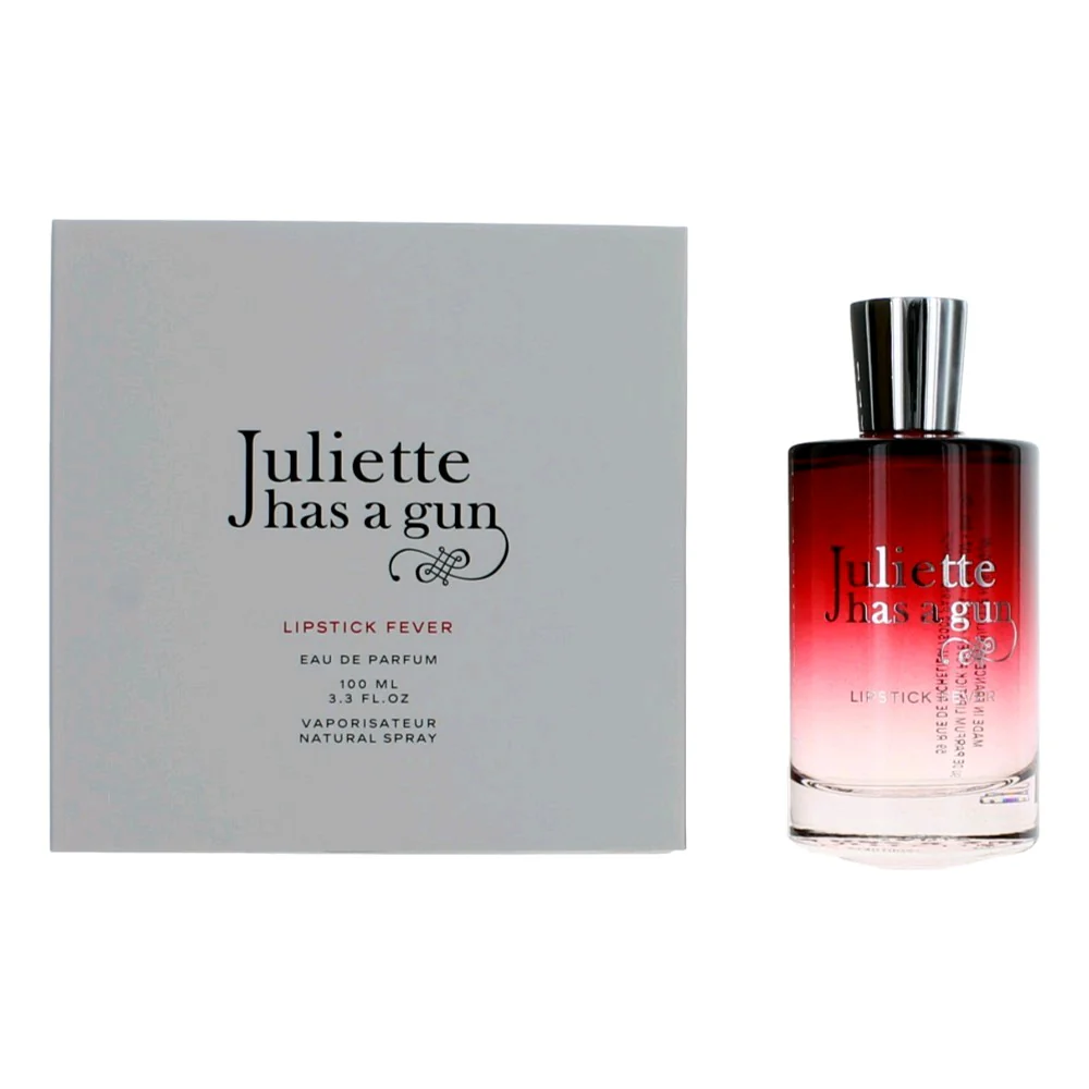 2pcs Lipstick Fever by Juliette Has A , 3.3 oz Eau De Parfum Spray for Women