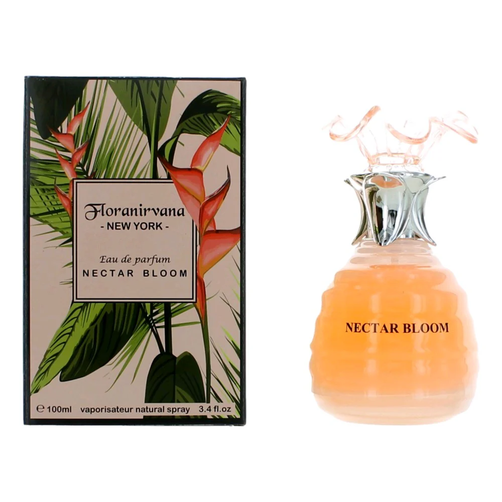 2pcs Floranirvana Nectar Bloom by NuParfums, 3.4 oz Eau De Parfum Spray for Women