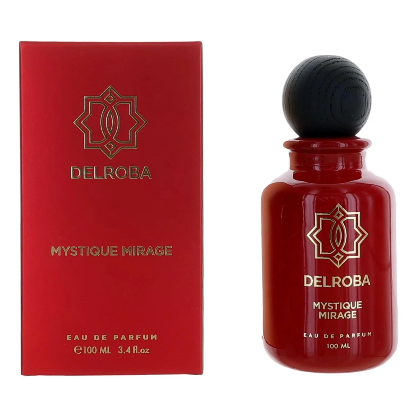 2pcs Delroba Mystique Mirage by Delroba, 3.4 oz Eau de Parfum Spray for Men