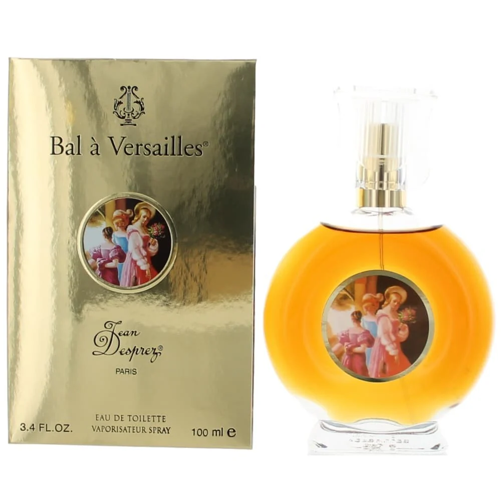 2pcs Bal a Versailles by Jean Desprez Paris, 3.4 oz Eau De Toilette Spray for Women