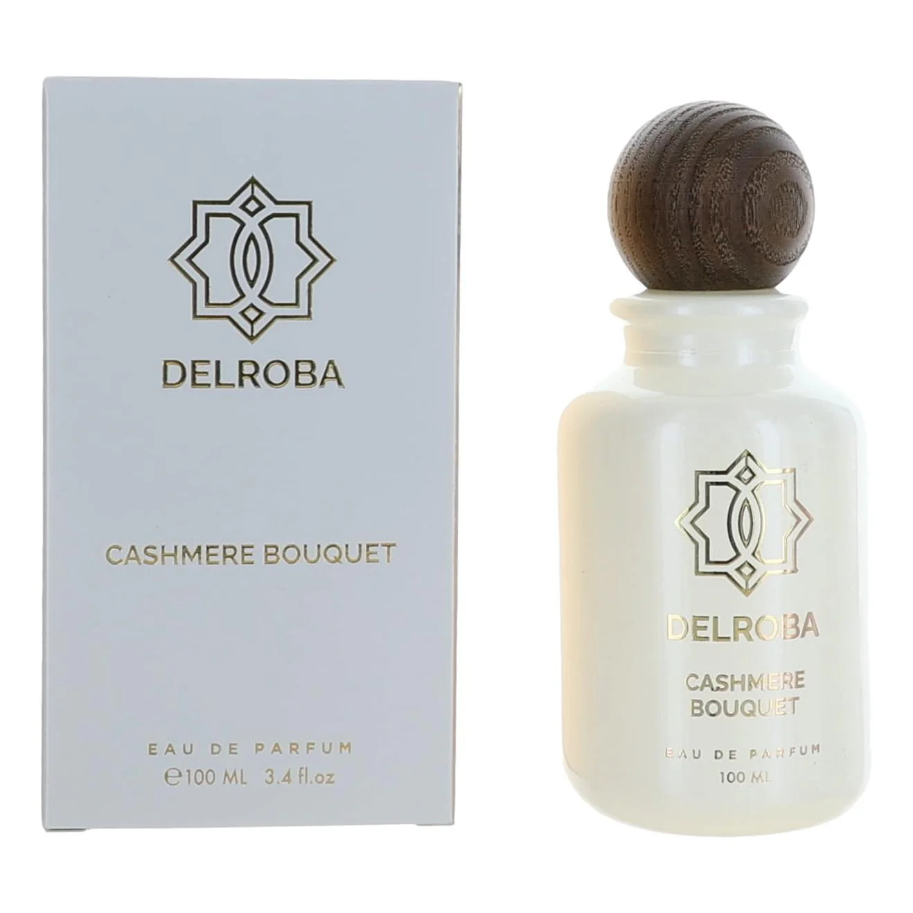 2pcs Delroba Cashmere Bouquet by Delroba, 3.4 oz Eau de Parfum Spray for Women