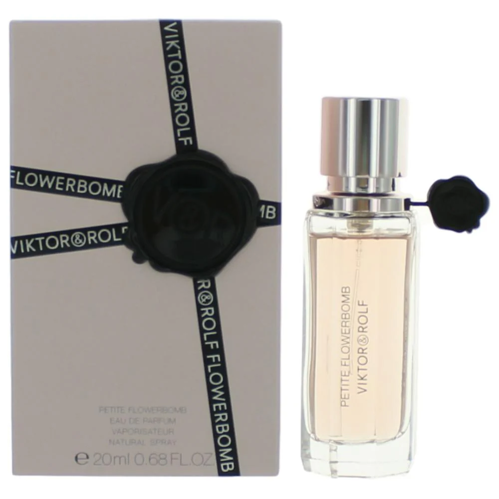 2pcs Flowerbomb by Viktor & Rolf, .68 oz Eau De Parfum Spray for Women