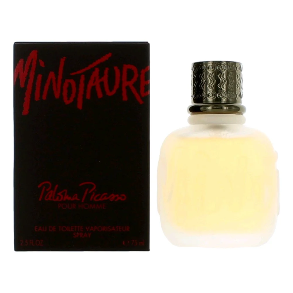 2pcs Minotaure by Paloma Picasso, 2.5 oz Eau De Toilette Spray for Men