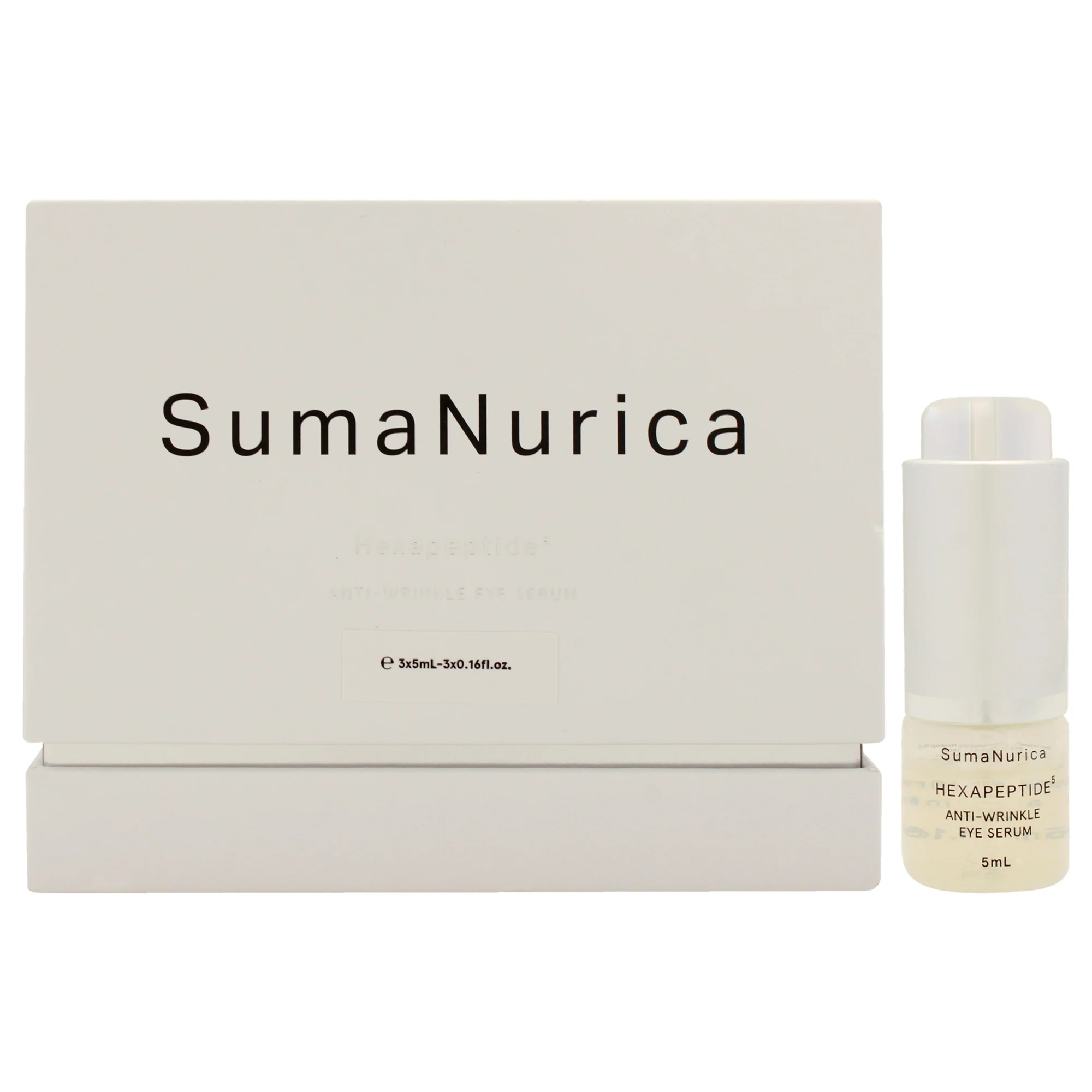 Hexapeptide5 Anti-Wrinkle Eye Serum by SumaNurica for Women - 3 x 0.16 oz Serum