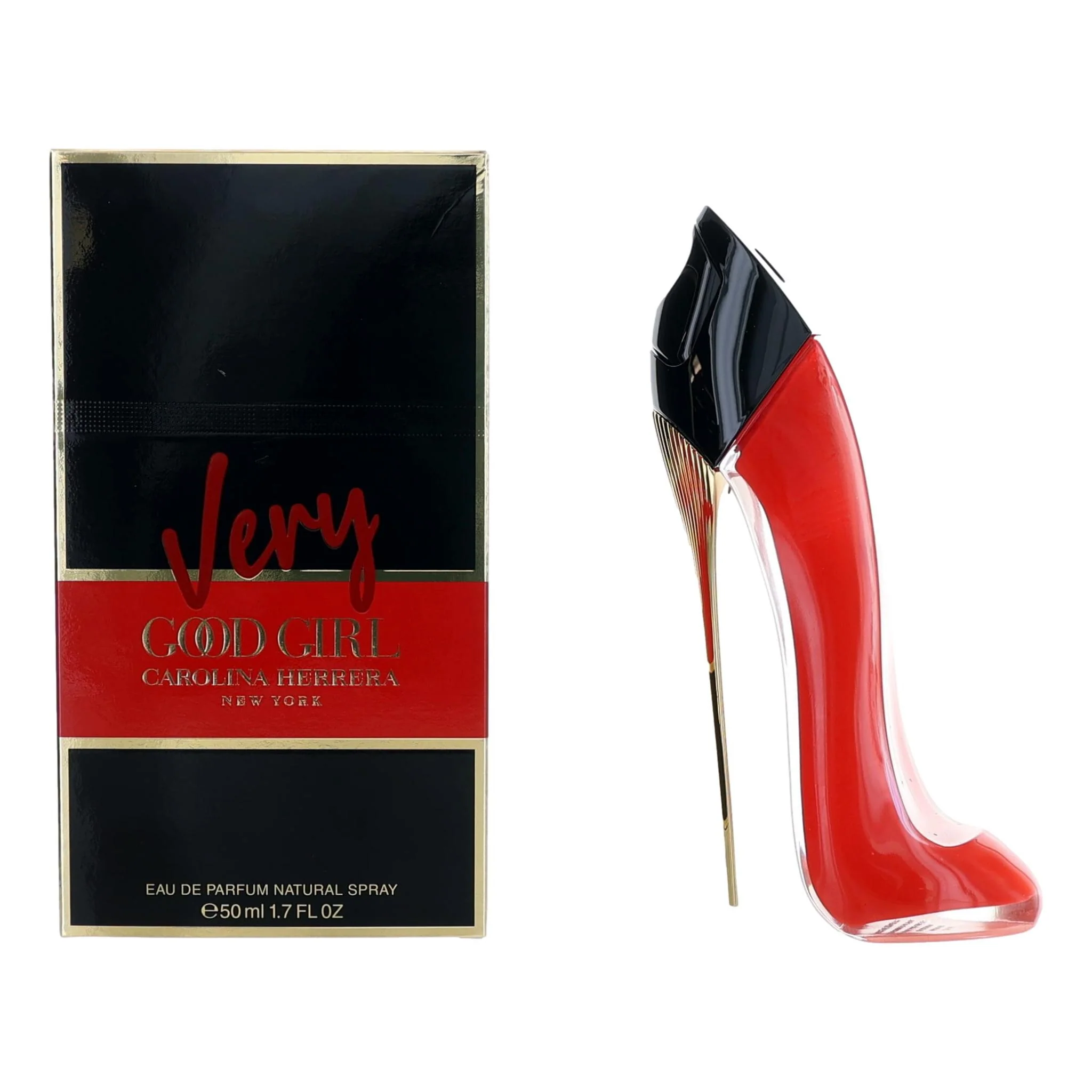 2pcs Very Good Girl by Carolina Herrera, 1.7 oz Eau De Parfum Spray for Women