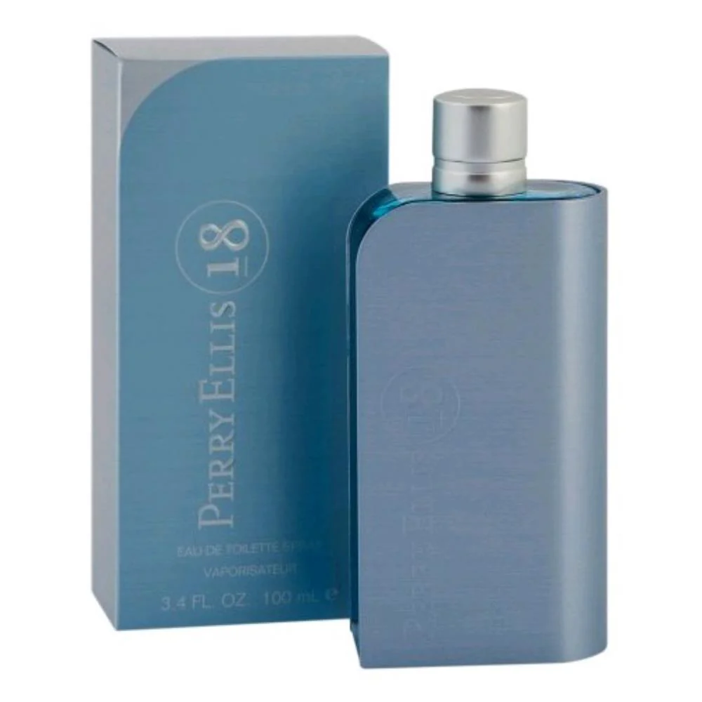2pcs Perry Ellis 18 by Perry Ellis, 3.4 oz Eau De Toilette Spray for Men