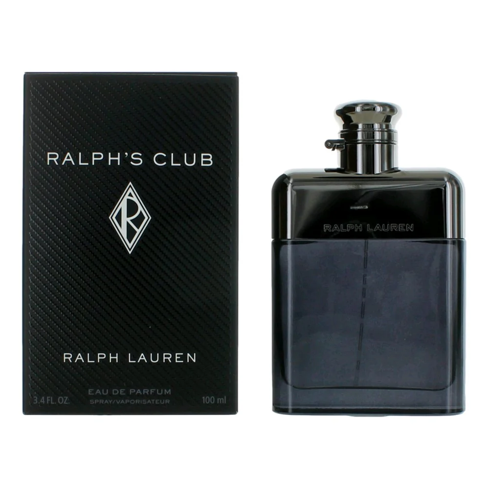 2pcs Ralph's Club by Ralph Lauren, 3.4 oz Eau De Parfum Spray for Men