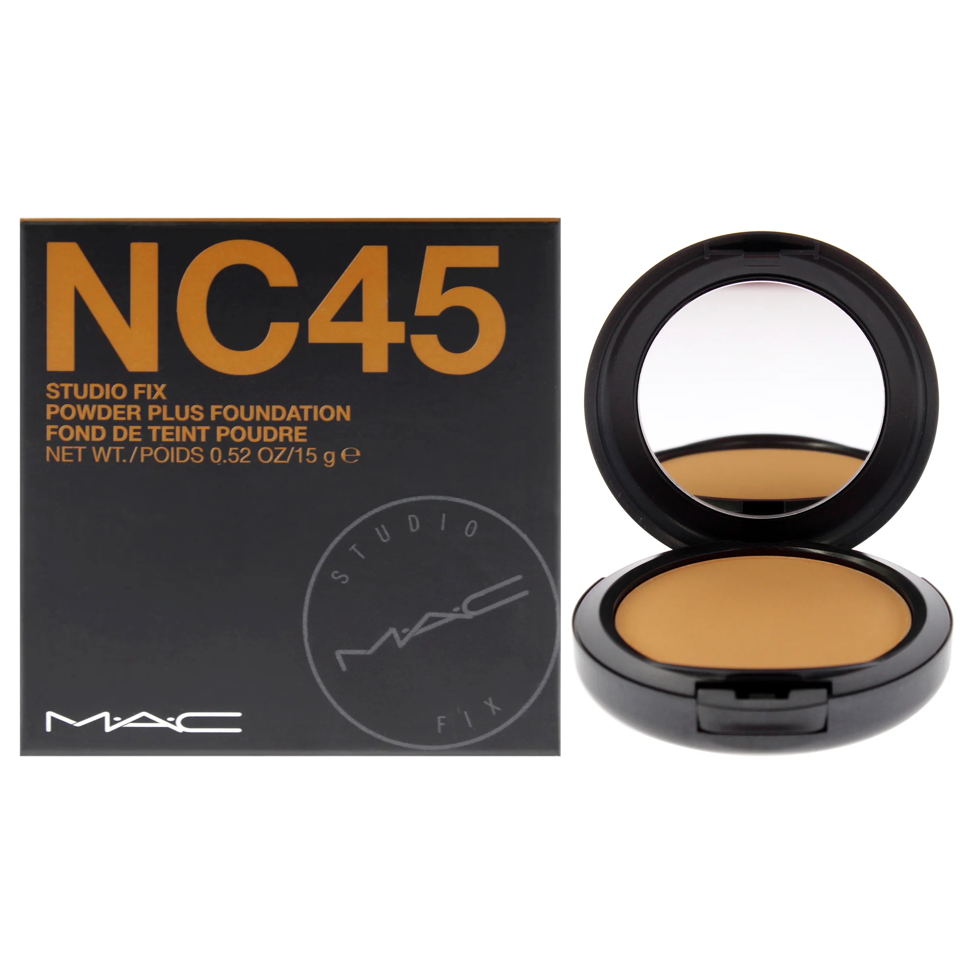 Studio Fix Powder Plus Foundation - NC45 by MAC for Women - 0.52 oz Foundation