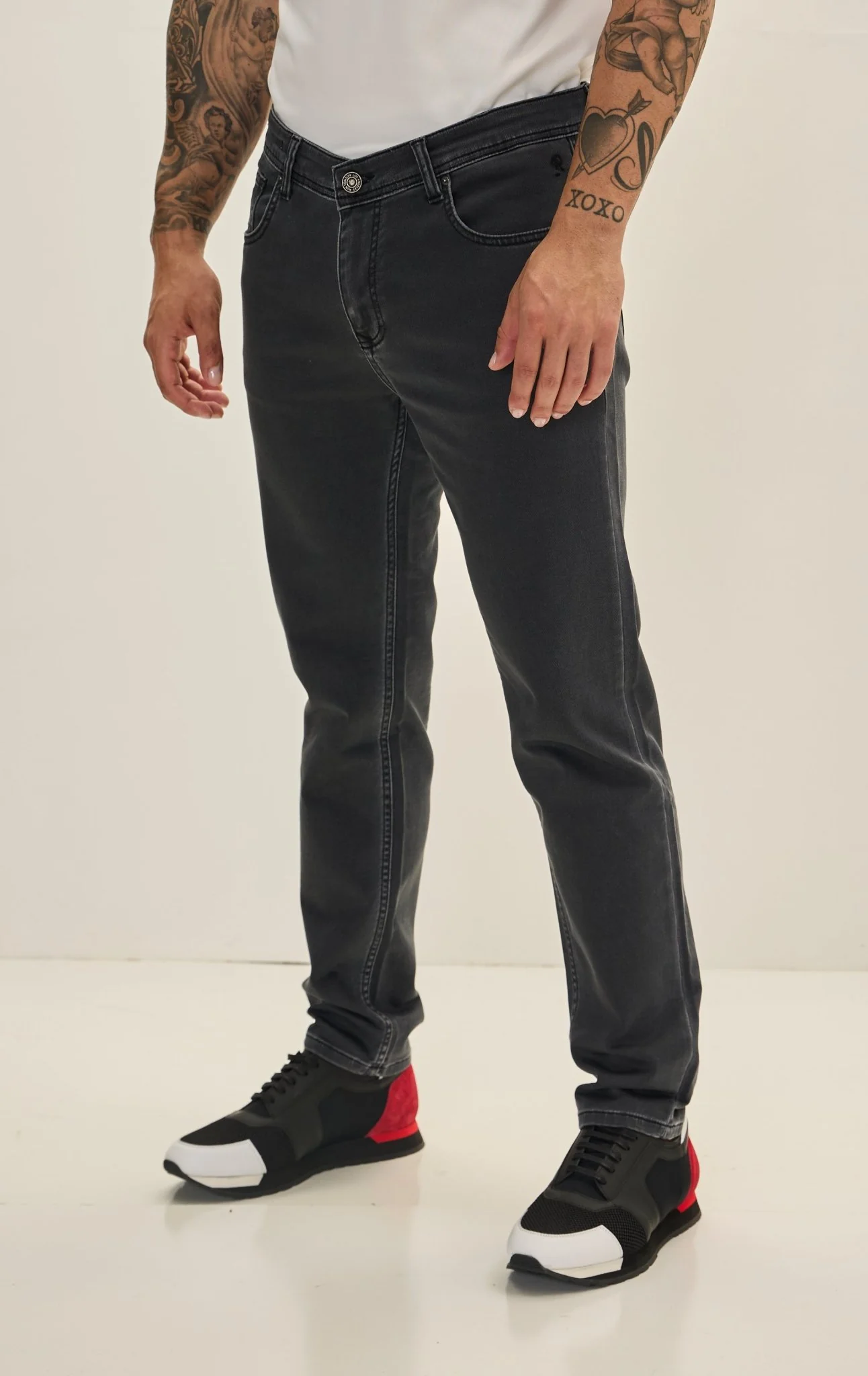 Men's Super Soft 5-pocket Style Pants - Anthracite