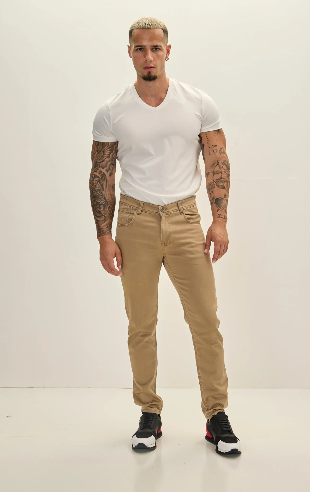 Men's Super Soft 5-pocket Style Pants - Milk Brown