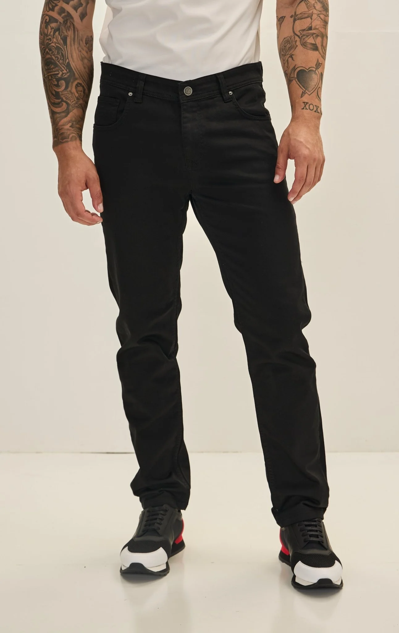 Men's Super Soft 5-pocket Style Pants - Jet Black