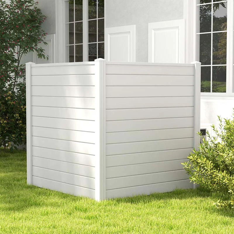 2/4 Panel Air Conditioner Fences for Garden Yard, 48
