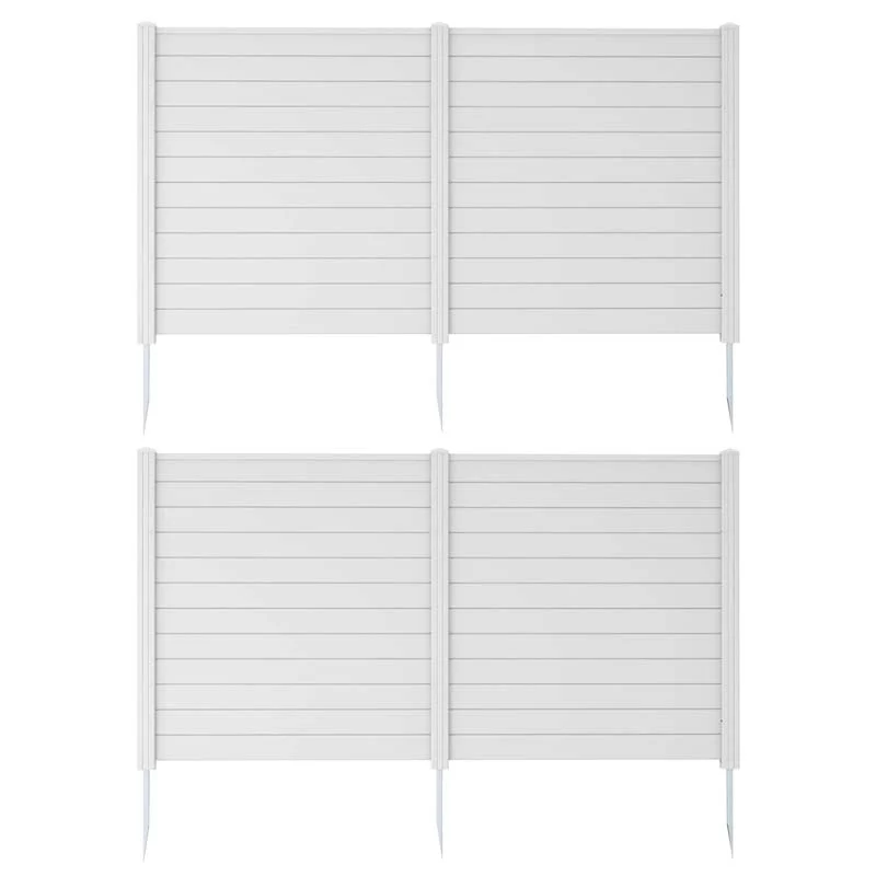 2/4 Panel Air Conditioner Fences for Garden Yard, 48