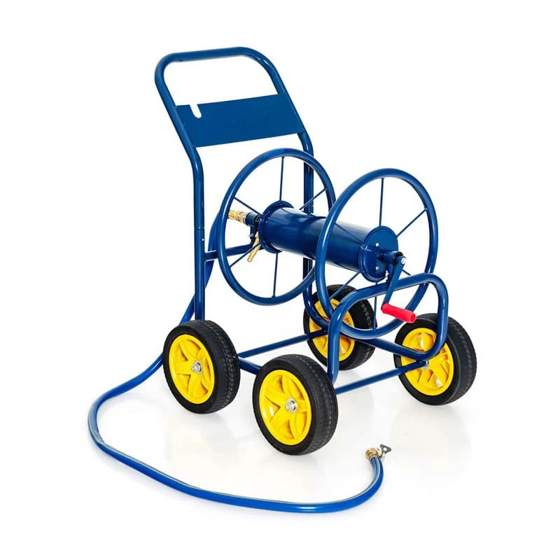 Garden Hose Reel Cart Holds 330 FT of 3/4