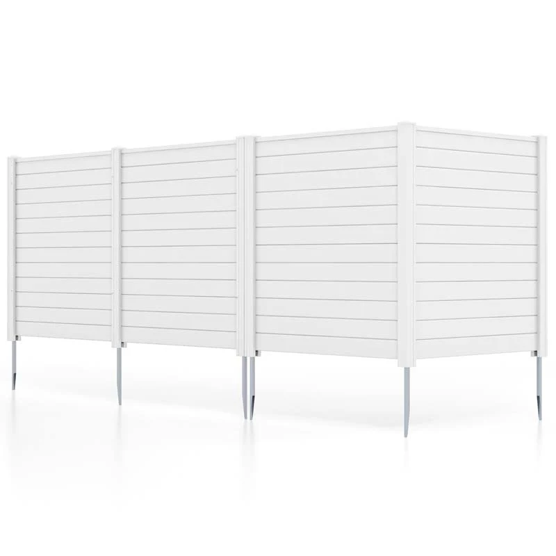 2/4 Panel Air Conditioner Fences for Garden Yard, 48