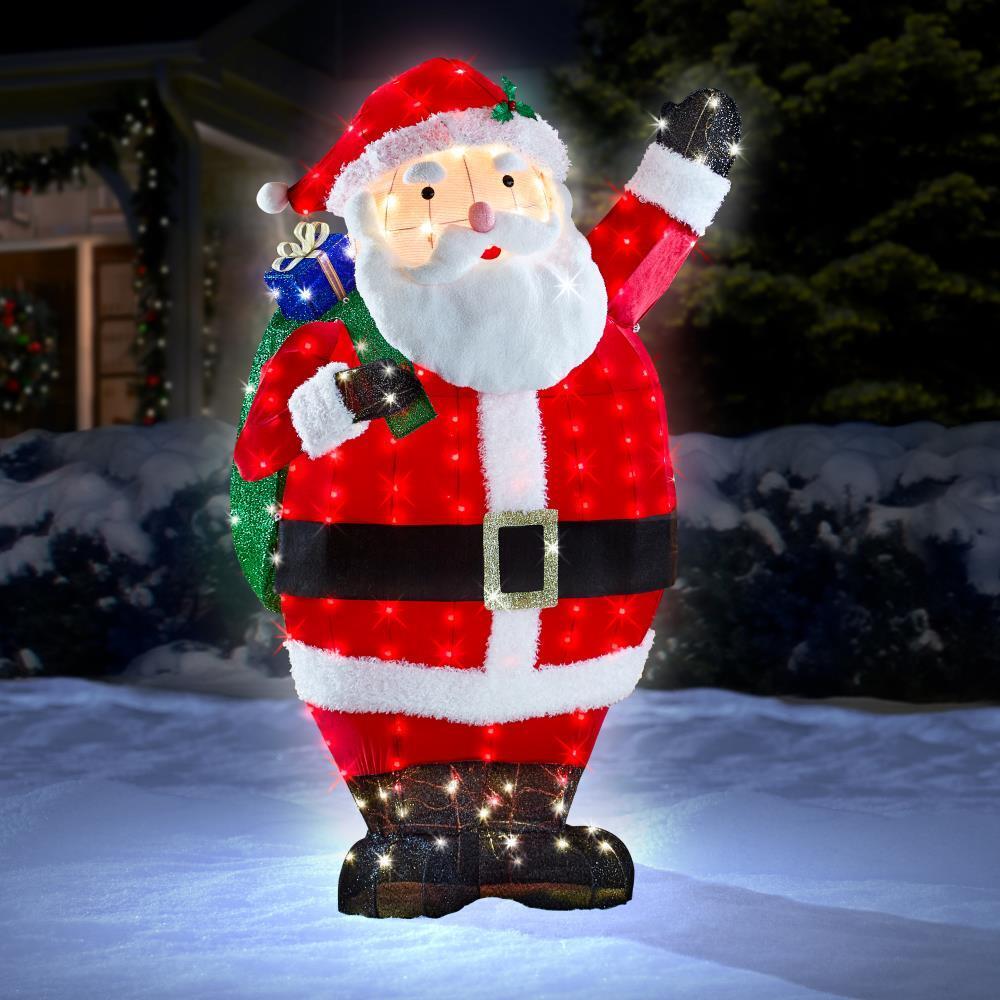 The 6' Magical Twinkling Santa
