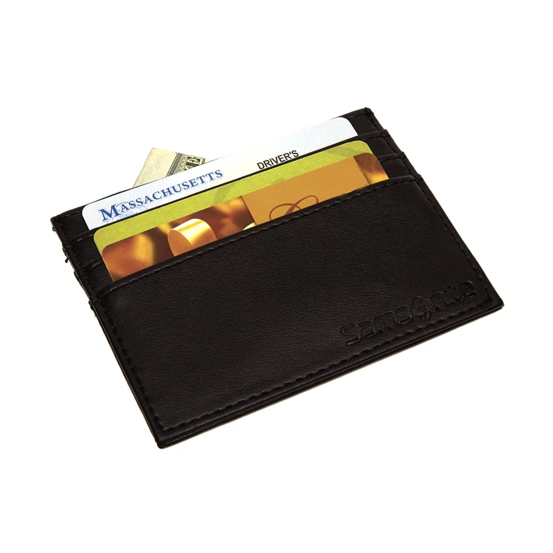 Black Samsonite RFID Card Holder Wallets & Passport Covers | 8260-BHVMW