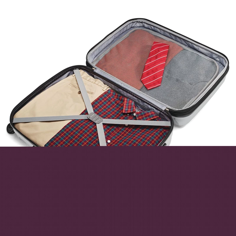 Silver Samsonite Omni PC 3 Piece Spinner Set Luggage Sets | 3546-VXZFA