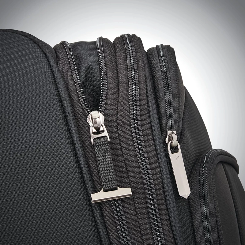 Black Samsonite Theorym Medium Glider Softside Luggage | 4095-RTCAB