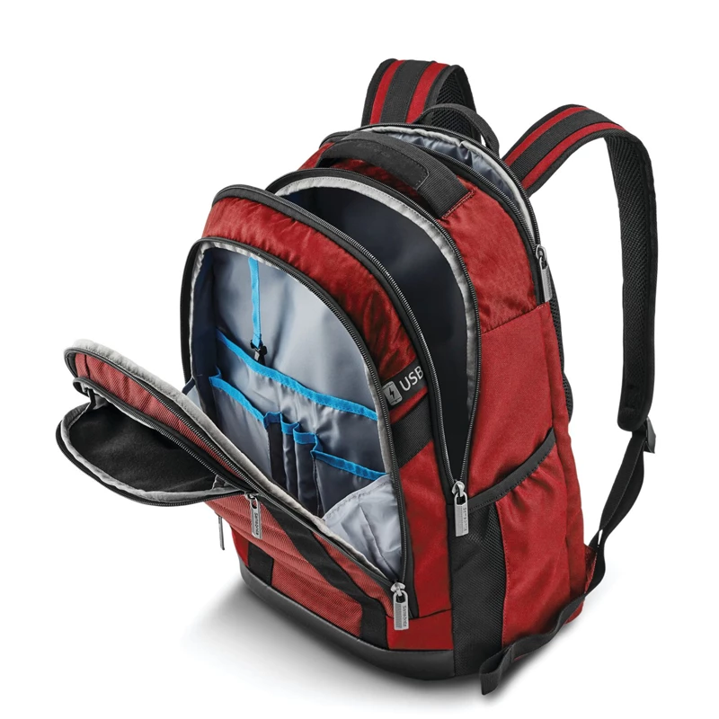 Classic Red Samsonite Carrier GSD Backpack Laptop Backpacks | 5196-IZJYX