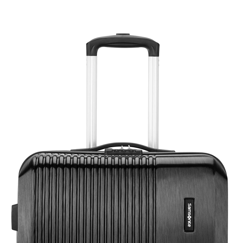 Aluminum Silver Samsonite Alliance SE Large Spinner Checked Luggage | 0418-EWIDQ