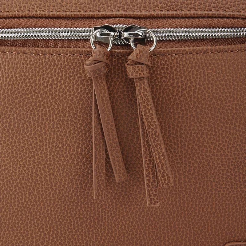 Cognac Samsonite Women's Leather Everyday Backpack Laptop Backpacks | 9840-XVNJD