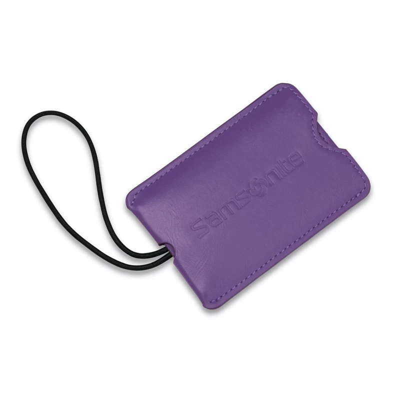 Ultraviolet Samsonite Vinyl ID Tag Luggage Accessories | 6287-SXPDA