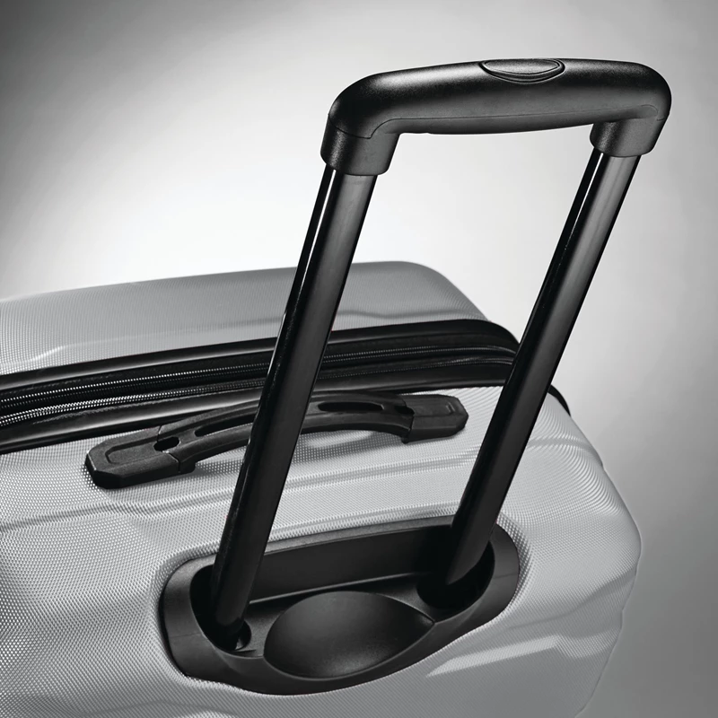 Silver Samsonite Omni PC Medium Spinner Hardside Luggage | 7046-YROLF