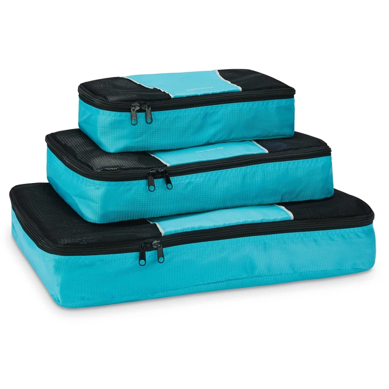 Blue Samsonite 3 Piece Packing Cube Set Packing Organization | 8126-BKJYL