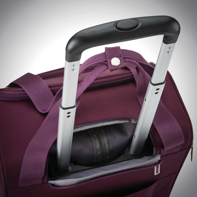 Purple Samsonite Spinner Underseater with USB Port Carry On Luggage | 0685-FLKNP