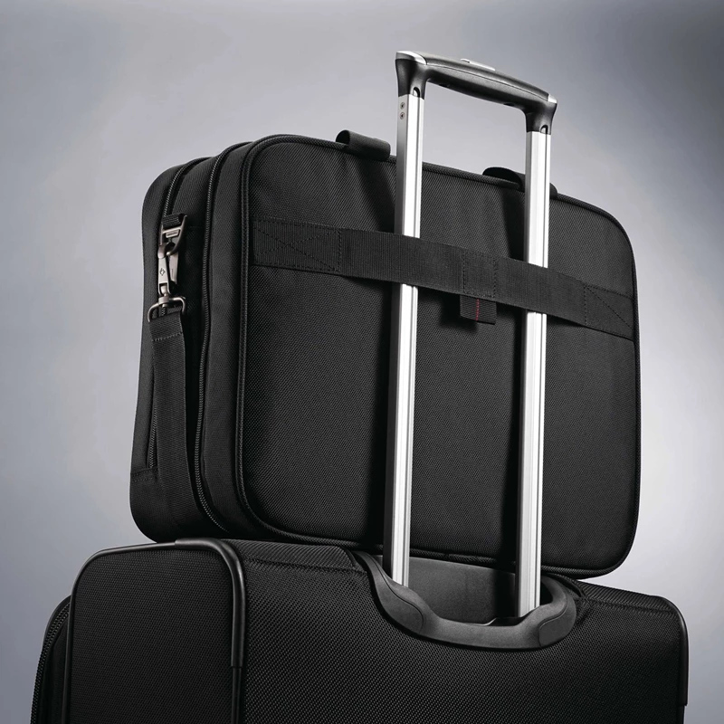Black Samsonite Xenon 3.0 Two-Gusset Toploader Laptop Bags & Briefcases | 4936-QYDOG