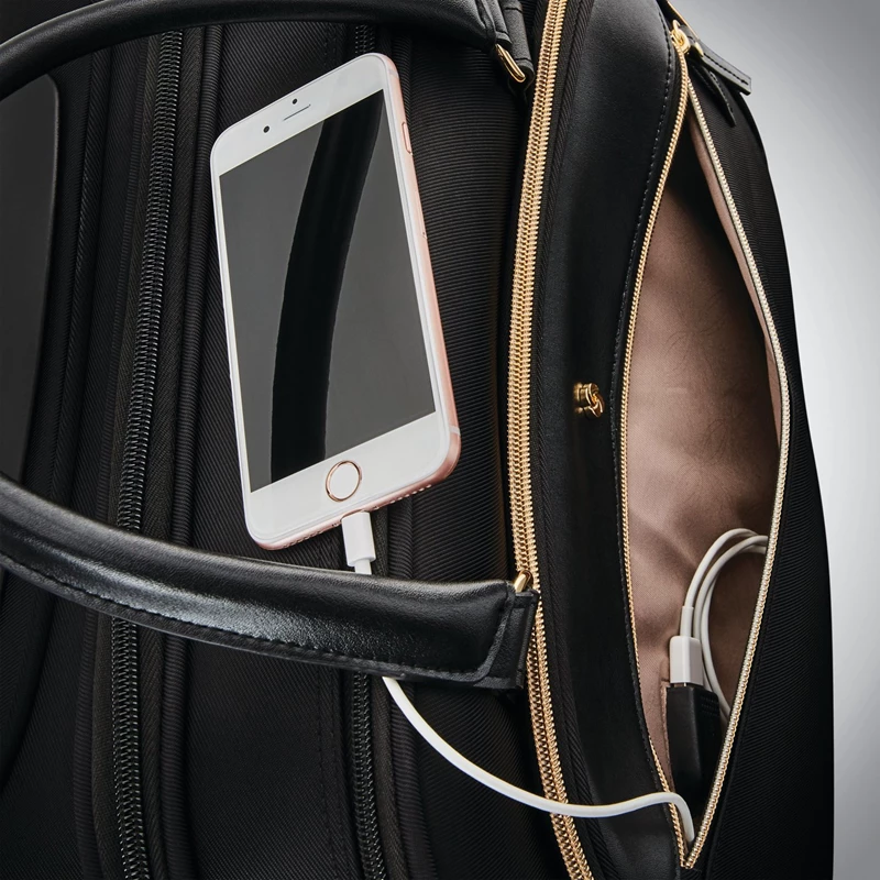 Black Samsonite Mobile Solution Spinner Mobile Office Wheeled Briefcases | 9567-MTNXR