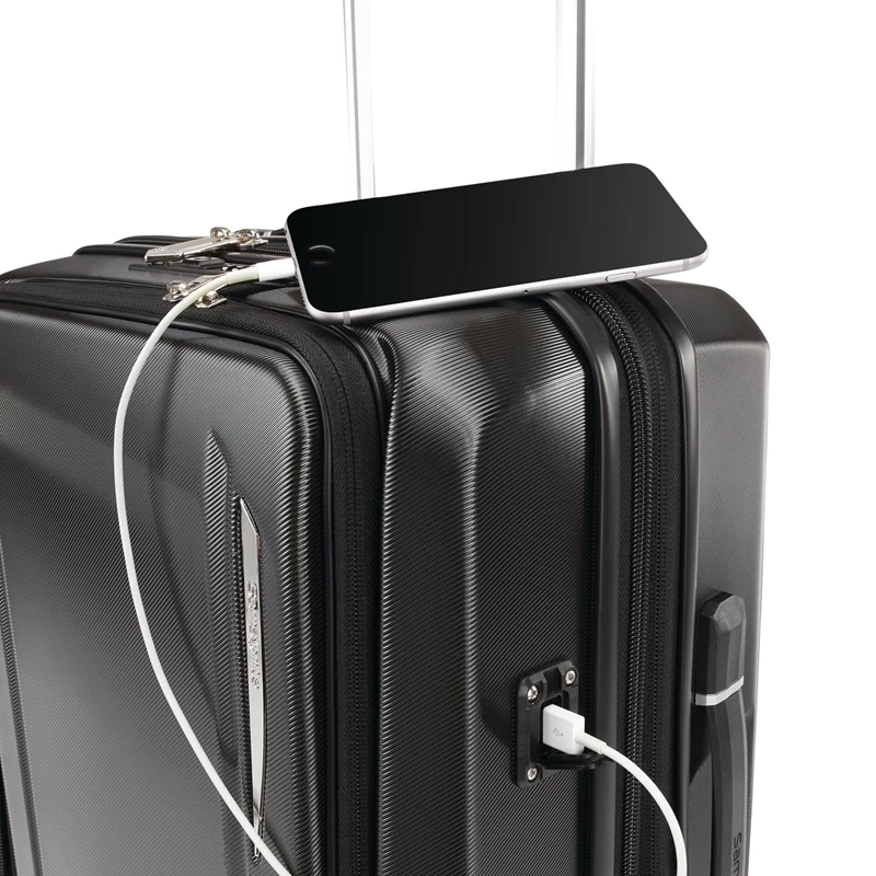 Graphite Samsonite Just Right Carry-On Spinner Spinner Luggage | 9203-IMAVK