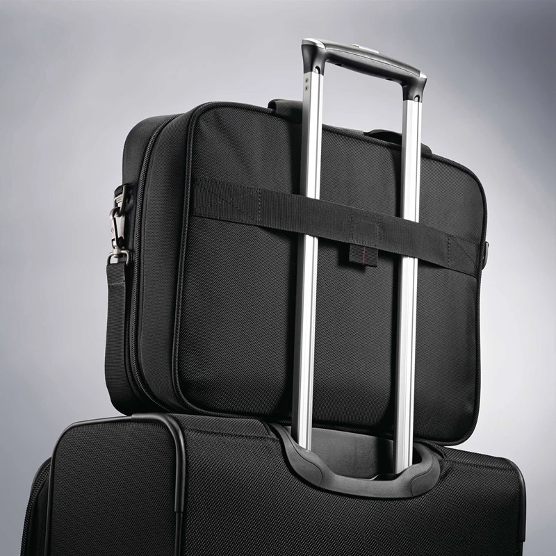 Black Samsonite Xenon 3.0 Techlocker Briefcase Laptop Bags & Briefcases | 6738-UGKCA