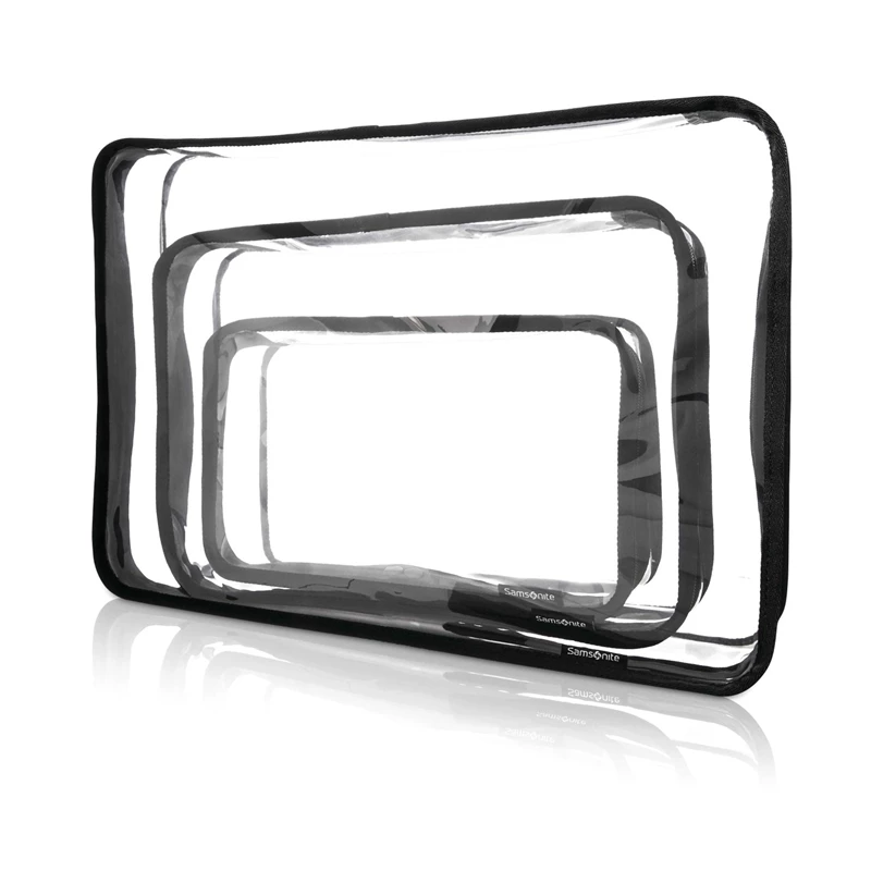 Clear Samsonite Go Clear 3PC Packing Cubes Packing Organization | 2395-DBANV