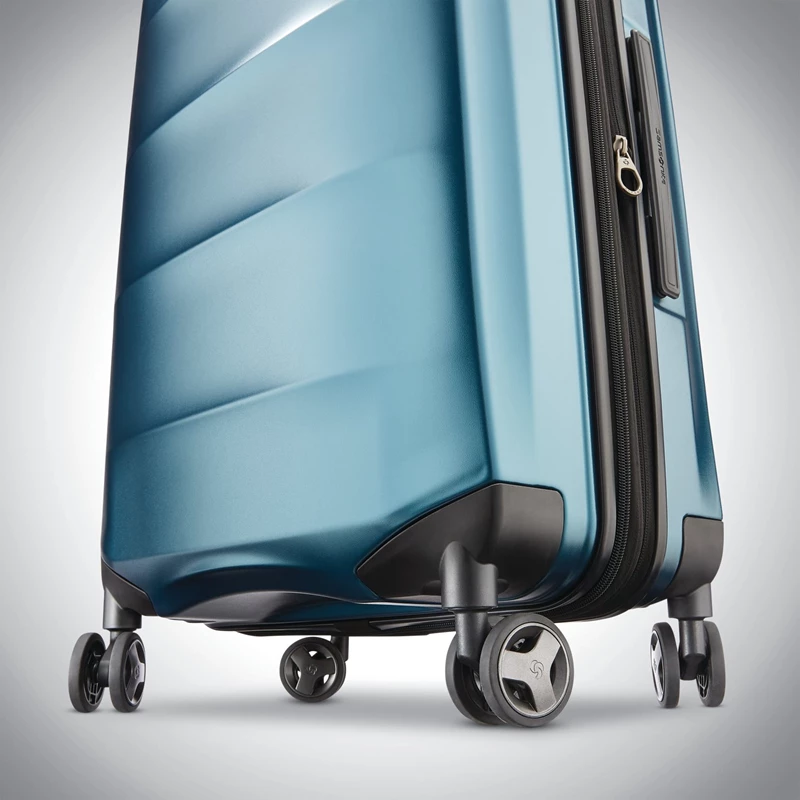 Evening Teal Samsonite Octiv Medium Spinner Checked Luggage | 2690-DJLXC