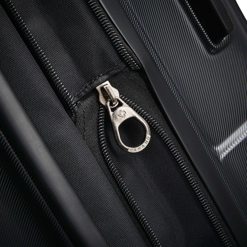 Black Samsonite Centric Large Spinner Checked Luggage | 5138-YGPKX