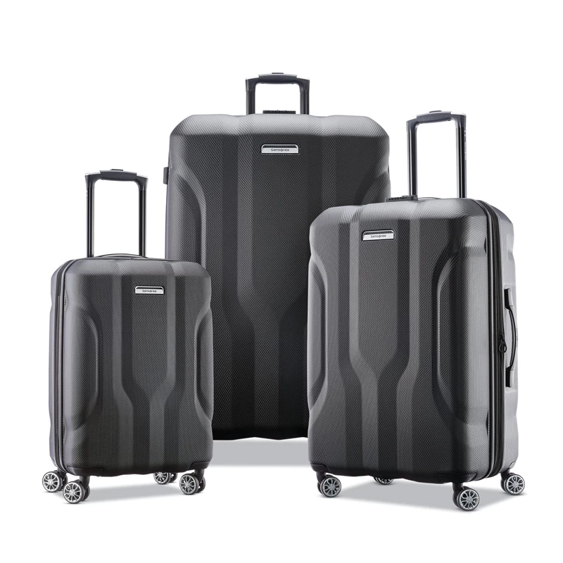 Onyx Black Samsonite Pivot 2 3 Piece Set Luggage Sets | 0617-QAVTM