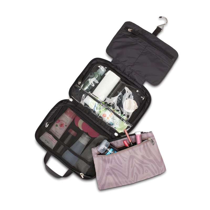 Black Samsonite Just Right Hanging Travel Case Toiletry & Cosmetic Kits | 9476-COUEB