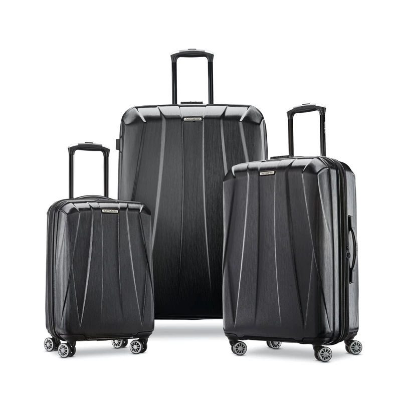 Black Samsonite Centric 2 3 Piece Set Luggage Sets | 0423-GZXMP