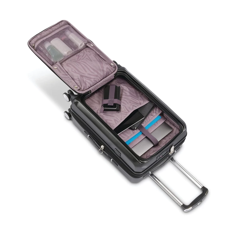 Graphite Samsonite Just Right Carry-On Spinner Spinner Luggage | 9203-IMAVK