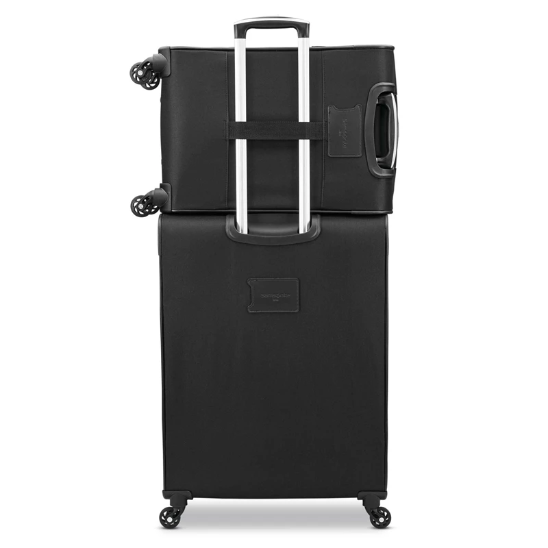Black Samsonite StackIt™ Plus 2 Piece Set Softside Luggage | 0726-DSCOL