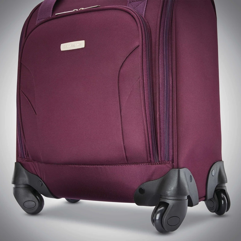 Purple Samsonite Spinner Underseater with USB Port Carry On Luggage | 0685-FLKNP