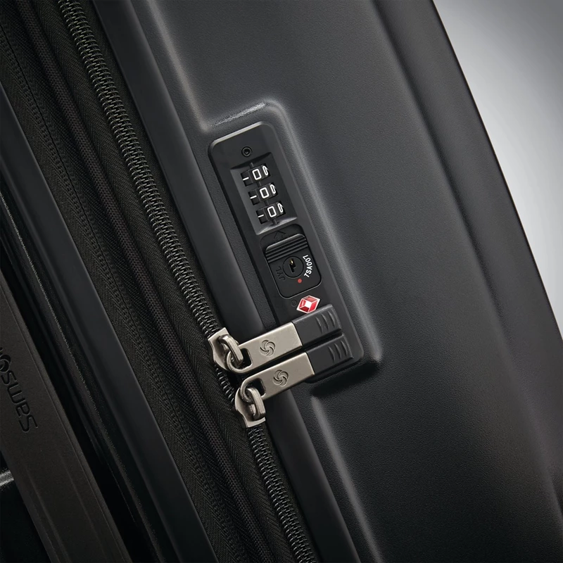 Stealth Black Samsonite Octiv Carry-On Spinner Hardside Luggage | 0623-GSHVR