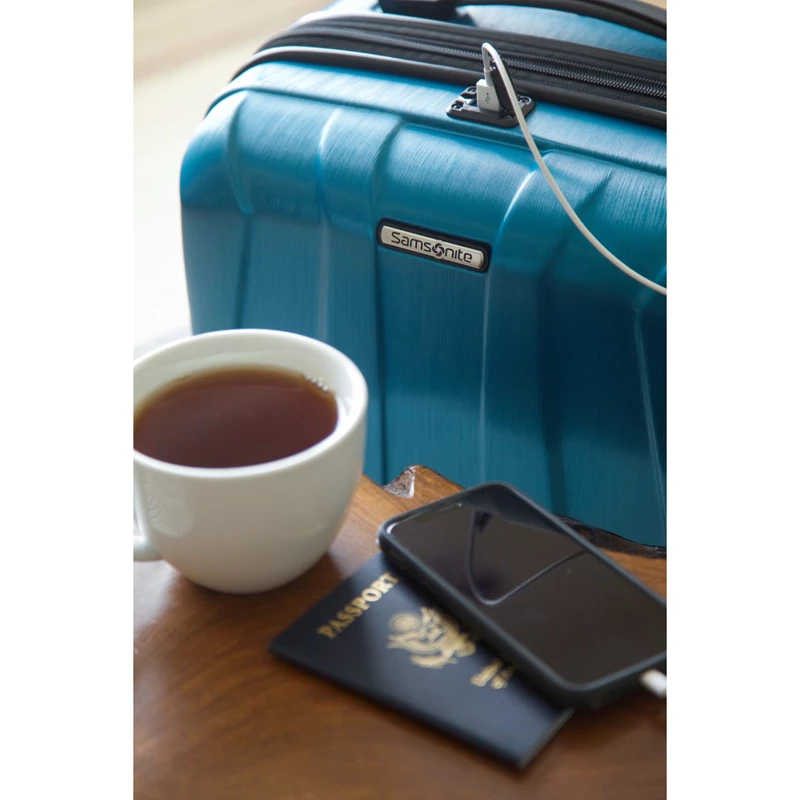 Caribbean Blue Samsonite Centric 2 Carry-On Spinner Carry On Luggage | 1690-WYGMR