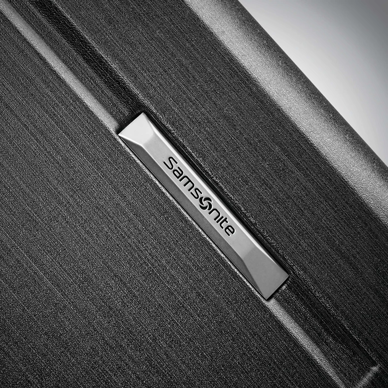 Black Samsonite Novaire Large Spinner Checked Luggage | 0148-FBZDE