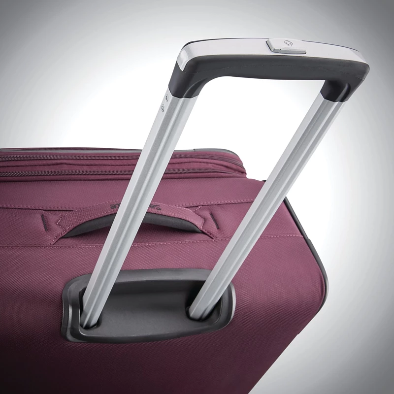 Plum Samsonite Ascella X Large Spinner Checked Luggage | 0581-YRDHK