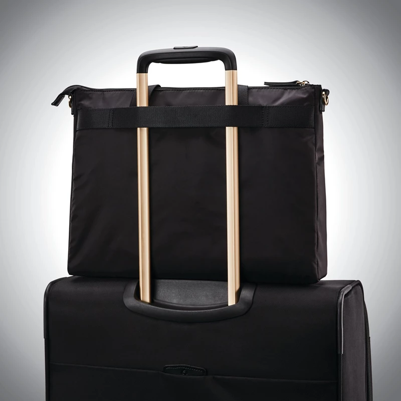 Black Samsonite Mobile Solution Convertible Slim Brief Business Bags | 8354-EARUN